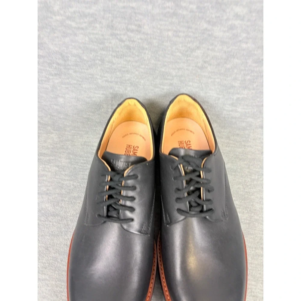 Samuel Hubbard Rainy Day Founder Oxford Mens 8.5 W Black Leather Derby Shoes